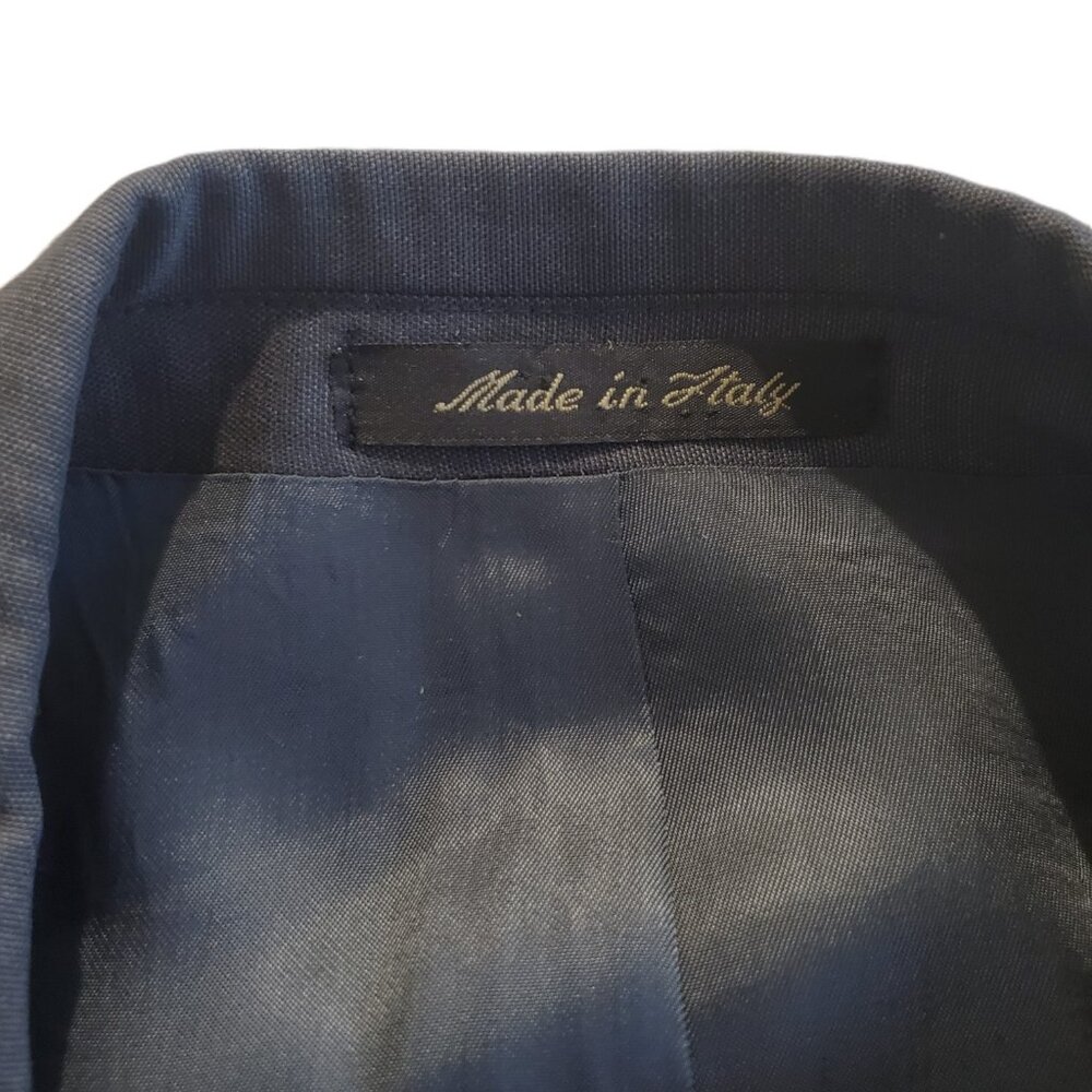 Pronto-Uomo Two-Piece Men's Gray Suit, Size 46R - Picture 9 of 14